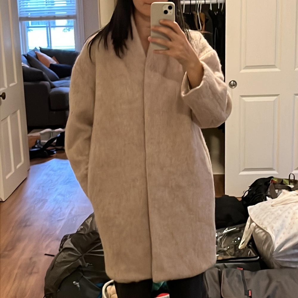 Mango powder pink coat